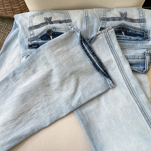 Buffalo 29 David Bitton Panettier Low Rise Stretch Boot Cut Jeans EUC - Picture 7 of 7